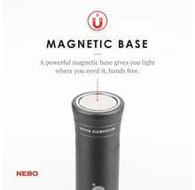 Magnetfuß einer Lampe von Nebo