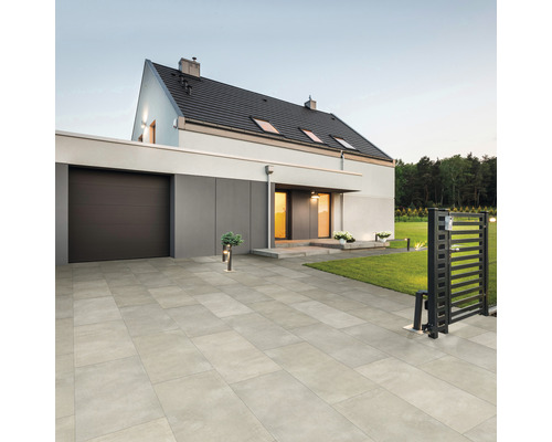 FLAIRSTONE Feinsteinzeug Terrassenplatte Garden Sand rektifizierte Kante 120 cm x 60 cm x 2 cm