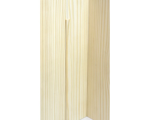 Detailansicht einer Holzvertäfelung