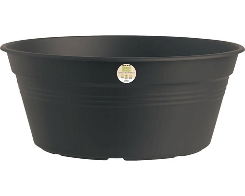 Pflanzschale elho Green Basics Bowl Kunststoff Ø 33 H 14 cm schwarz