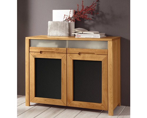 Sideboard aus Holz mit zwei Türen und Schubladen