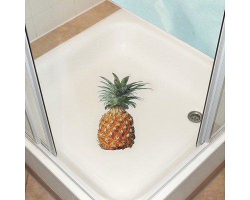 Dusche mit Ananas Motiv