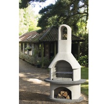 Buschbeck Grillkamin Valenzia 65 x 34 x 203 cm weiß