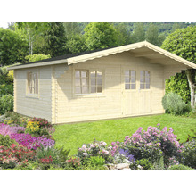 Gartenhaus Palmako Sally 19,1 m² inkl. Fußboden und Vordach 510 x 390 cm natur-thumb-0 Gartenhaus Palmako Sally 19,1 m² inkl. Fußboden und Vordach 510 x 390 cm natur-thumb-0