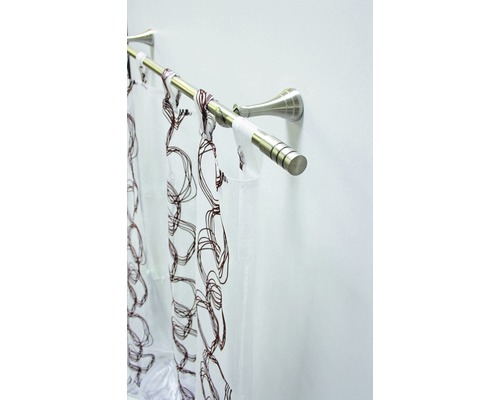 Gardinenstange mit Vorhang zur Dekoration