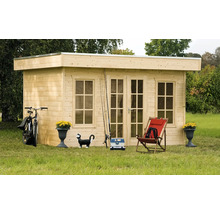 Blockbohlenhaus Konsta Aspen 2 mit Fußboden 420x360 cm natur-thumb-0 Blockbohlenhaus Konsta Aspen 2 mit Fußboden 420x360 cm natur-thumb-0