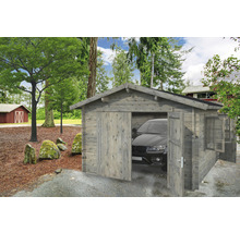Einzelgarage Palmako Roger 19,0 m² mit Holztor 360 x 550 cm tauchgrundiert grau-thumb-0 Einzelgarage Palmako Roger 19,0 m² mit Holztor 360 x 550 cm tauchgrundiert grau-thumb-0