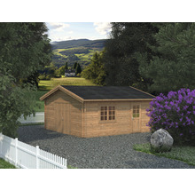 Einzelgarage Palmako Roger 27,7 m² mit Holztor 540 x 540 cm tauchgrundiert braun-thumb-0 Einzelgarage Palmako Roger 27,7 m² mit Holztor 540 x 540 cm tauchgrundiert braun-thumb-0