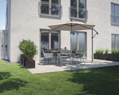 Pflanztopf Lafiora Emilia Kunststein 36,5 x 36,5 x 34,5 cm | HORNBACH AT