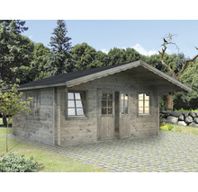 Gartenhaus aus Holz mit Fenster und Doppeltür