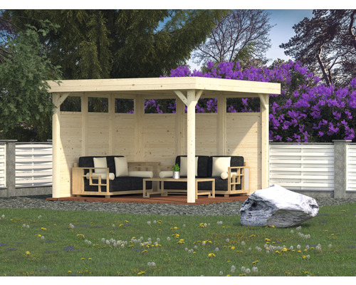 Holzelement Palmako für Gartenlaube Lucy 12,2 m² 103x230 cm tauchgrundiert Holzelement Palmako für Gartenlaube Lucy 12,2 m² 103x230 cm tauchgrundiert
