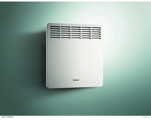 Wandkonvektor mit Luftschlitzen für die Wandmontage