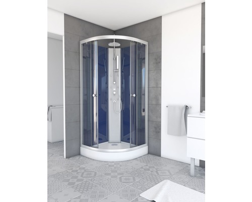 Designdusche Aurlane Night Blue 85x85x220 cm