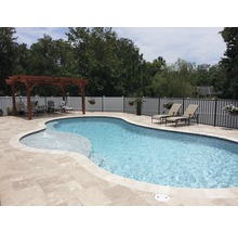 FLAIRSTONE Travertin Terrassenplatte Assos 20,3 x 20,3 x 3 cm-thumb-4 FLAIRSTONE Travertin Terrassenplatte Assos 20,3 x 20,3 x 3 cm-thumb-4