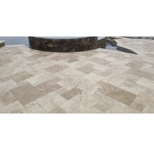 FLAIRSTONE Travertin Terrassenplatte Assos 20,3 x 20,3 x 3 cm-thumb-6 FLAIRSTONE Travertin Terrassenplatte Assos 20,3 x 20,3 x 3 cm-thumb-6