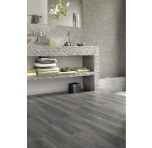 PVC-Boden Primetex Holz-Optik grau 20x133 cm 400 cm breit (Meterware)