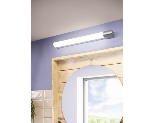 LED Spiegelleuchte Tragacete-1 15W 1300 lm 4000 K neutralweiß 680x55x70 mm chrom Badezimmer mit beleuchtetem Spiegel und Wandleuchte
