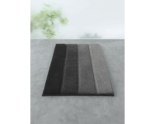 Rechteckige Badematte mit Streifenmuster