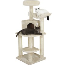 Katzenkratzbaum mit Liegeflächen, Höhle und Spielzeug für Katzen