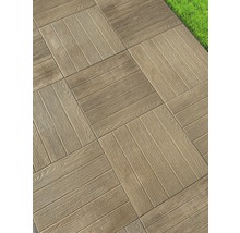 Terrassenplatte Tech Natur nuss 50x50x3,9 cm-thumb-1 Terrassenplatte Tech Natur nuss 50x50x3,9 cm-thumb-1
