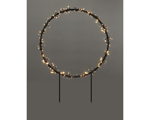 LED Ring Ø 60 cm Lafiora 180 LEDs Lichtfarbe warmweiß inkl. Timer und Lichtszenensteuerung