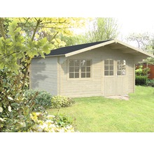 Gartenhaus aus Holz mit Fenster und Doppeltür