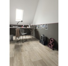 PVC-Boden Booster Holz-Optik Hudson Blond 20x133 cm 300 cm breit (Meterware)