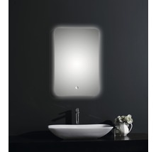 LED-Lichtspiegel DSK Silver Moon mit Alurahmen eckig 40x60 cm-thumb-2
