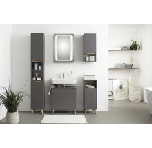 Waschbeckenunterschrank Pelipal Capri 53x60x33 cm ohne Waschbecken grau-thumb-4 Waschbeckenunterschrank Pelipal Capri 53x60x33 cm ohne Waschbecken grau-thumb-4