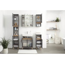 Waschbeckenunterschrank Pelipal Capri 53x60x33 cm ohne Waschbecken grau-thumb-5 Waschbeckenunterschrank Pelipal Capri 53x60x33 cm ohne Waschbecken grau-thumb-5