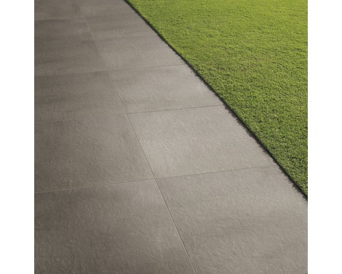 FLAIRSTONE Feinsteinzeug Terrassenplatte Silver rektifizierte Kante60 x 60 x 2 cm