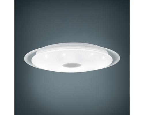 LED Decken-/Wandleuchte Lanciano 1-flammig weiß/transparent/chrom