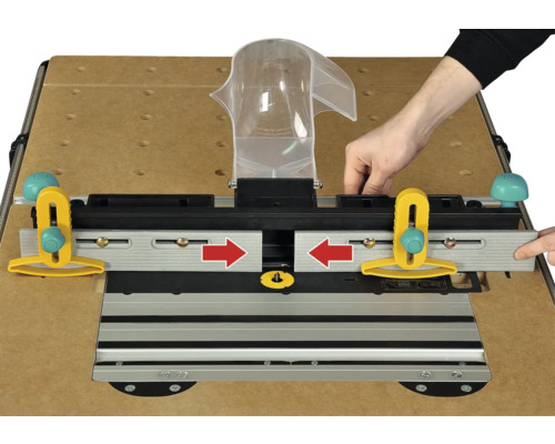 Wolfcraft Frästisch mit Werkstückanschlag