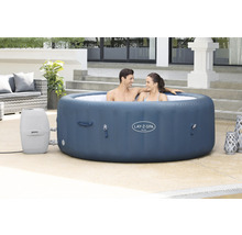 Aufblasbarer Whirlpool Bestway® LAY-Z-SPA® WLAN Milan AirJet Plus™ mit 140 Luftdüsen, integriertem Heizsystem, Multifunktionspumpe und App Steuerung blau