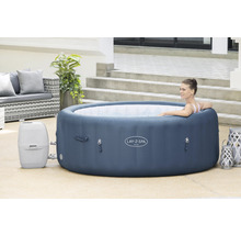 Aufblasbarer Whirlpool Bestway® LAY-Z-SPA® WLAN Milan AirJet Plus™ mit 140 Luftdüsen, integriertem Heizsystem, Multifunktionspumpe und App Steuerung blau