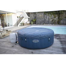 Aufblasbarer Whirlpool Bestway® LAY-Z-SPA® WLAN Milan AirJet Plus™ mit 140 Luftdüsen, integriertem Heizsystem, Multifunktionspumpe und App Steuerung blau