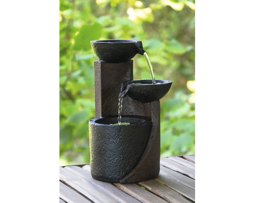 Brunnen mit drei Schalen für den Außenbereich