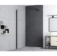 Raumdusche basano Modena 900x1950x10 mm Echtglas Klar hell schwarz-thumb-2 Raumdusche basano Modena 900x1950x10 mm Echtglas Klar hell schwarz-thumb-2