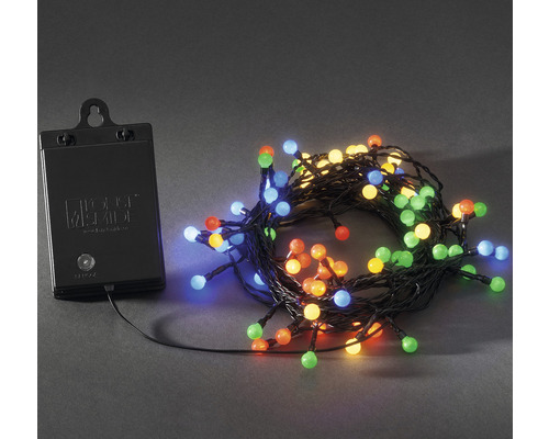 Batteriebetriebene LED Lichterkette mit bunten Leuchtmitteln