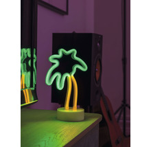 Neonlampe in Form einer Palme als Dekoration