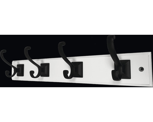 Garderobenleiste mit vier Haken