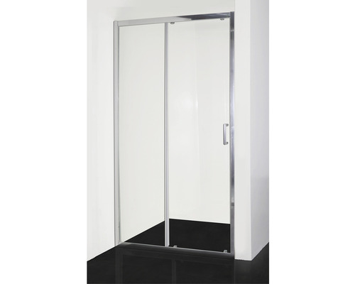 Schiebetür für die Dusche mit klarem Glas