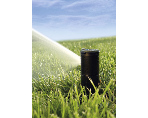 Versenkregner beim Rasen bewässern