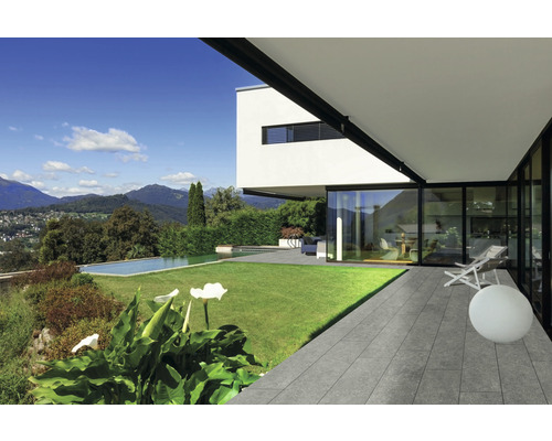Feinsteinzeug Terrassenplatte Portland Plata rektifizierte Kante 180 cm x 40 cm x 2 cm Feinsteinzeug Terrassenplatte Portland Plata rektifizierte Kante 180 cm x 40 cm x 2 cm