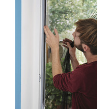 Fliegengitter für Fenster tesa Insect Stop Comfort anthrazit 130x130 cm
