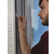 Fliegengitter für Fenster tesa Insect Stop Comfort anthrazit 130x130 cm