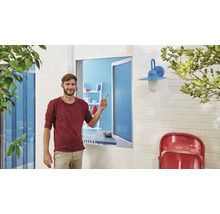 Fliegengitter für Fenster tesa Insect Stop Comfort anthrazit 130x130 cm