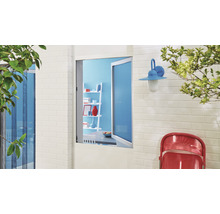 Fliegengitter für Fenster tesa Insect Stop Comfort anthrazit 130x130 cm