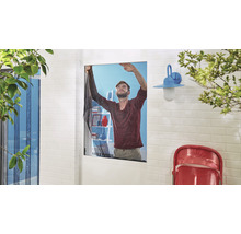 Fliegengitter für Fenster tesa Insect Stop Comfort anthrazit 130x130 cm