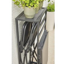 Klapptischset mit Ständer und Pflanzen
